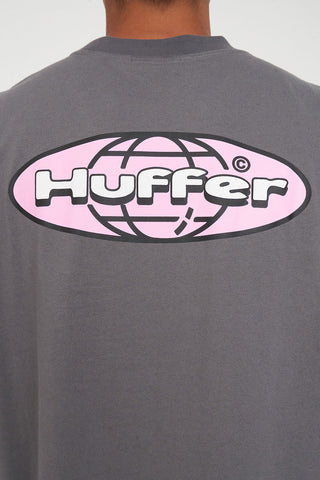 BLOCK CROP TEE 220/ALTA FLINT GREY