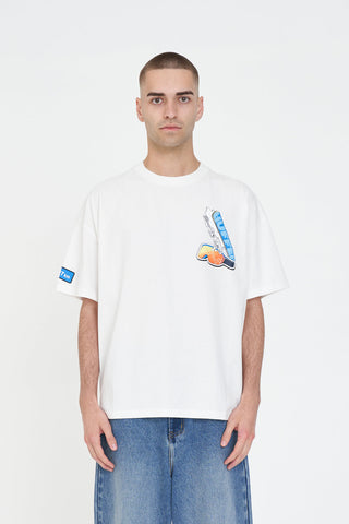 BOX TEE 220/NO BAD TURNS CHALK