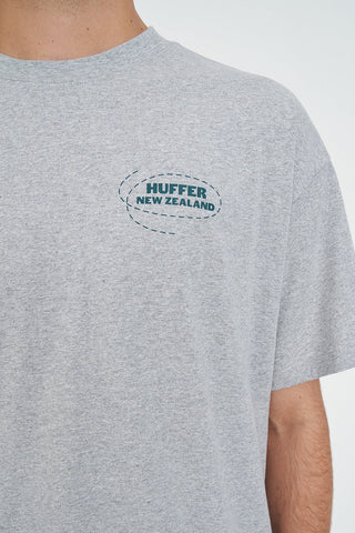 BLOCK TEE 220/LOCAL GREY MARLE