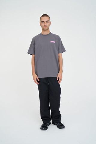 BLOCK TEE 220/HAZE FLINT GREY