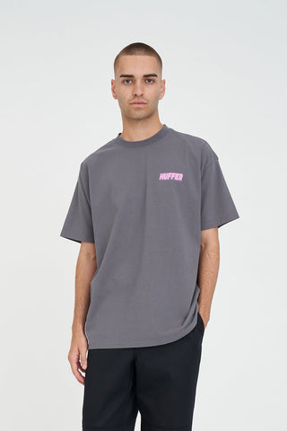 BLOCK TEE 220/HAZE FLINT GREY