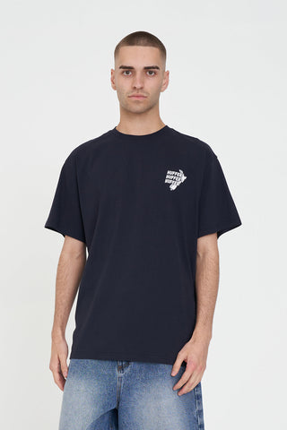 SUP TEE 190/AGAIN NAVY