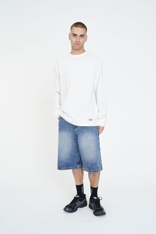 WAFFLE LS TEE CHALK