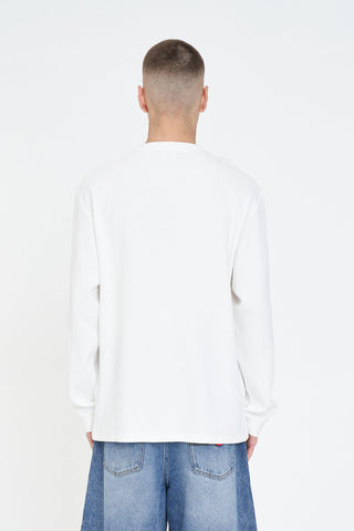 WAFFLE LS TEE CHALK