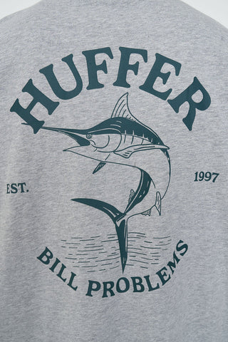 SUP TEE 190/BILLED GREY MARLE