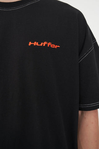 BOX TEE 220/STITCHED UP BLACK