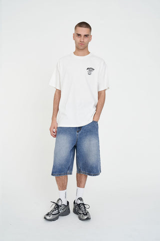 BLOCK TEE 220/LET FRY CHALK