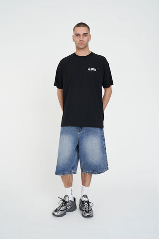 BLOCK TEE 220/ETCHING BLACK