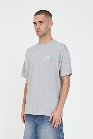 BLOCK TEE 220/VARIANT GREY MARLE