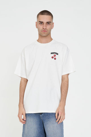 BLOCK TEE 220/CHERRY TRIO CHALK