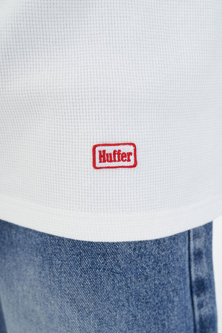 WAFFLE TEE CHALK