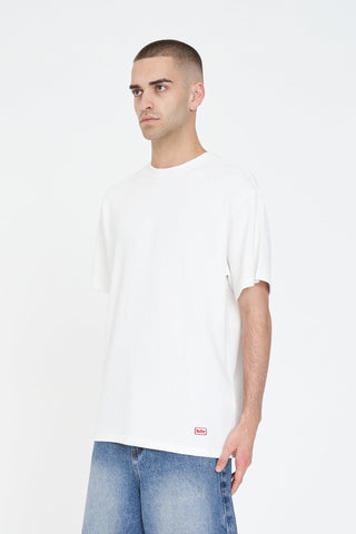 WAFFLE TEE CHALK