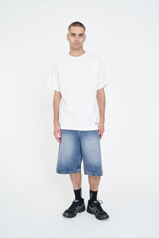 WAFFLE TEE CHALK
