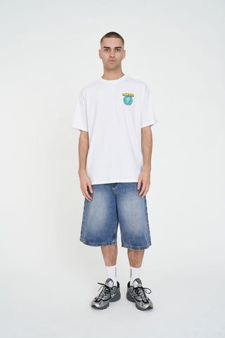 BLOCK TEE 190/AERIS WHITE