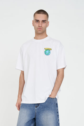 BLOCK TEE 190/AERIS WHITE