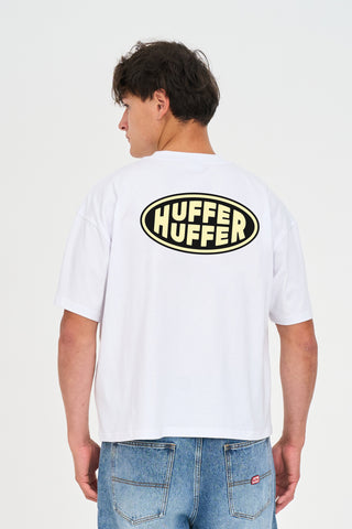 BLOCK TEE 220/ROUNDERS WHITE