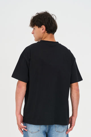 BLOCK TEE 220/OVATE BLACK