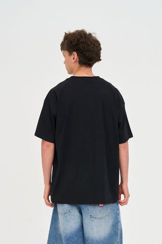 BLOCK TEE 220/WAVES BLACK