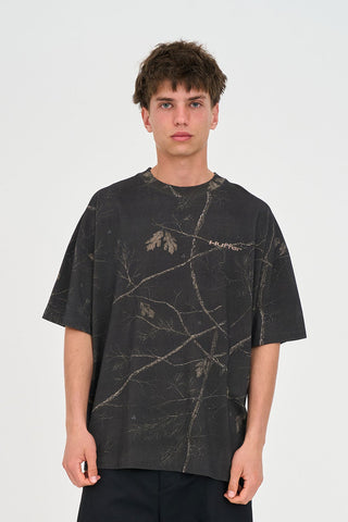 NIGHT CAMO BOX TEE 220 BLACK