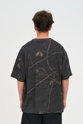 NIGHT CAMO BOX TEE 220 BLACK
