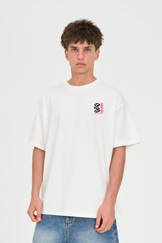 BLOCK TEE 220/SOUNDS WHITE