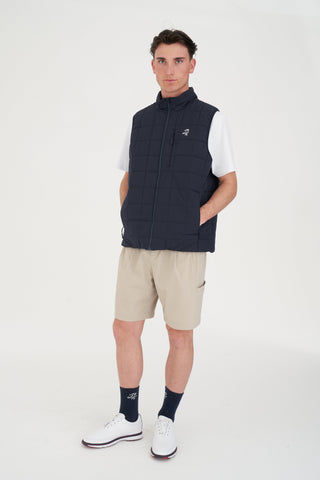 MENS DRIVER VEST NAVY
