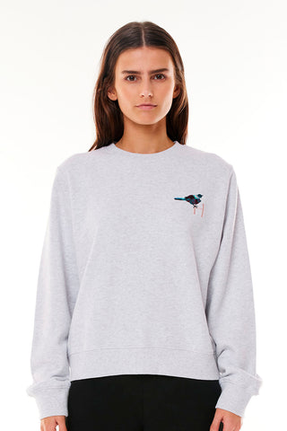 WMNS CLASSIC CREW/BREWED SILVERMARLE