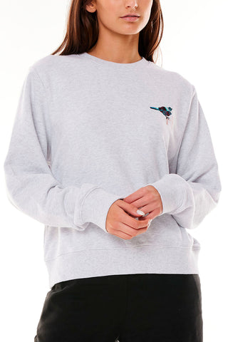 WMNS CLASSIC CREW/BREWED SILVERMARLE