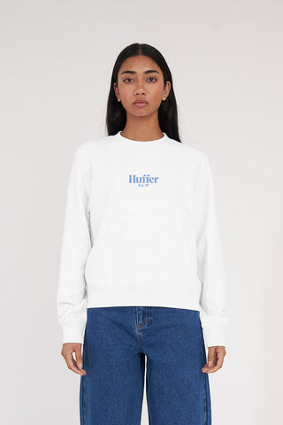 WMNS SLOUCH CREW/ORGANICS CHALK