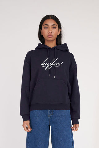 WMNS SLOUCH HOOD/JOT NAVY