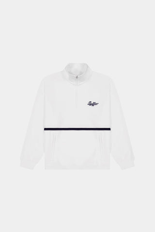 WOMENS CLUB ¼ ZIP CREW CHALK/NAVY
