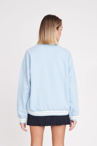 WOMENS CLUB RELAX CREW/LEGACY ICE BLUE