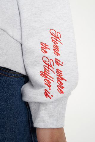 SLOUCH CREW/HOME RUN SILVERMARLE