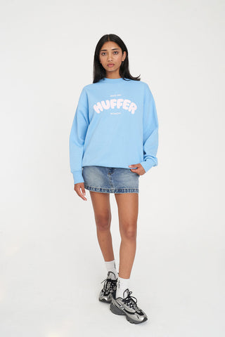 WMNS WEEKEND CREW/BLITHE CHILL BLUE