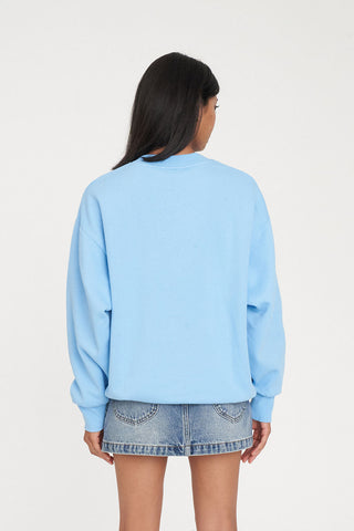 WMNS WEEKEND CREW/BLITHE CHILL BLUE