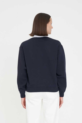 RUGBY FLEECE JERSEY/3BALL NAVY