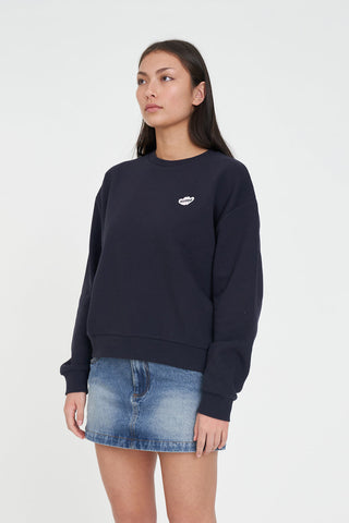 SLOUCH CREW 350/LOVERS NAVY