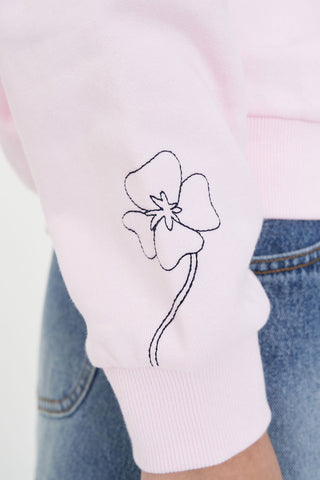 SLOUCH CREW 350/FLORETTE PRETTY PINK