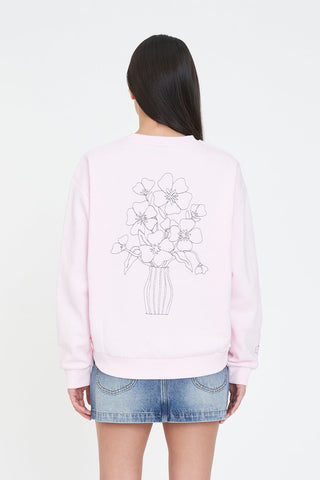 SLOUCH CREW 350/FLORETTE PRETTY PINK