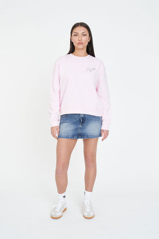 SLOUCH CREW 350/FLORETTE PRETTY PINK