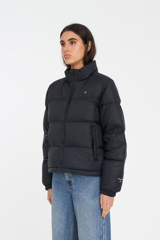 WOMENS ALPHA DOWN JACKET BLACK