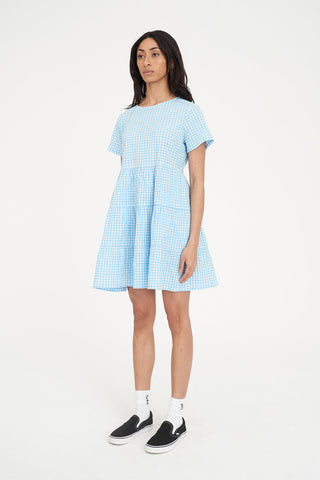CATALINA MILLY DRESS BLUE/CHALK
