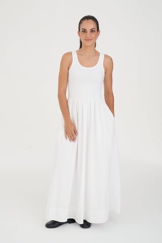 MONACO MAXI DRESS WHITE