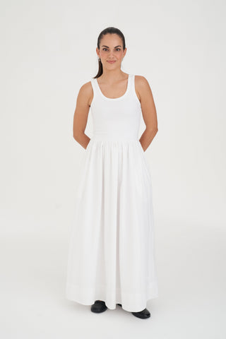 MONACO MAXI DRESS WHITE