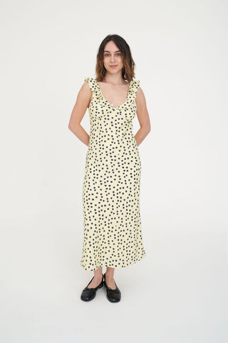 RENDEZVOUS MIDI DRESS BUTTER