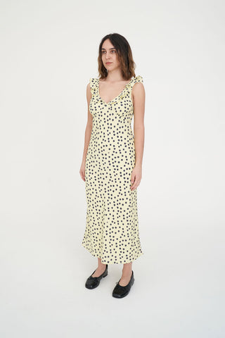 RENDEZVOUS MIDI DRESS BUTTER