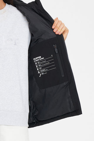 WOMENS CLASSIC DOWN VEST BLACK