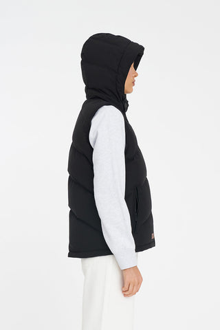 WOMENS CLASSIC DOWN VEST BLACK