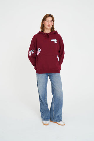 RELAX HOOD 350/SWEET TREAT BURGUNDY