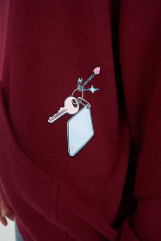 RELAX HOOD 350/SWEET TREAT BURGUNDY